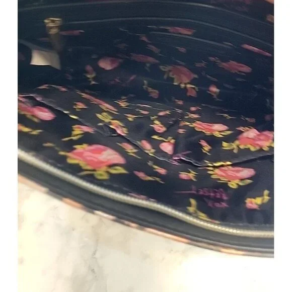 BETSEY JOHNSON CHEETAH LEOPARD PRINT COSMETICS CASE HANDBAG WRISTLET *READ - Picture 9 of 16